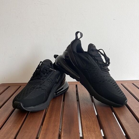 Nike Air Max 270 Black USA Women Size 6.5/UK 4/EU 37.5(AH6789-006) - Picture 4 of 13